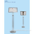 Indoor Double Retractable pole Solid base Picture Frame Display Stand